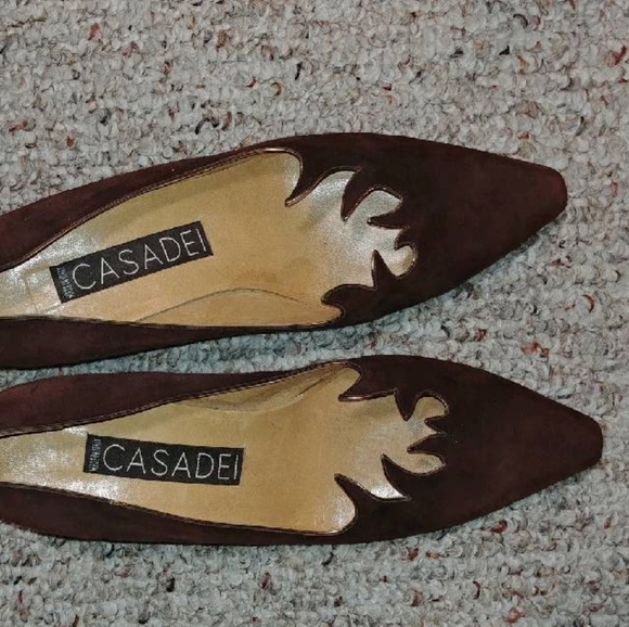 Casadei suede leather flame shoes. - Picture 8 of 10